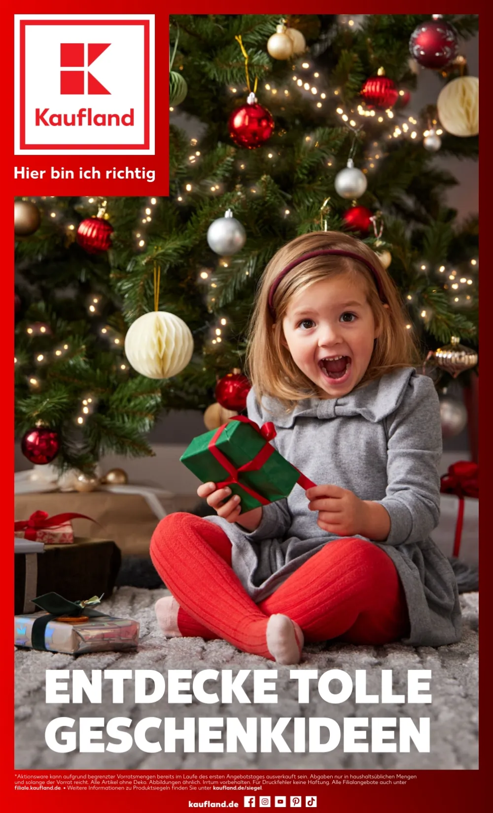 Kaufland Prospekt ab 19.10.2026, Seite 1 Geschenkideen für die Weihnachtszeit und Dekoration