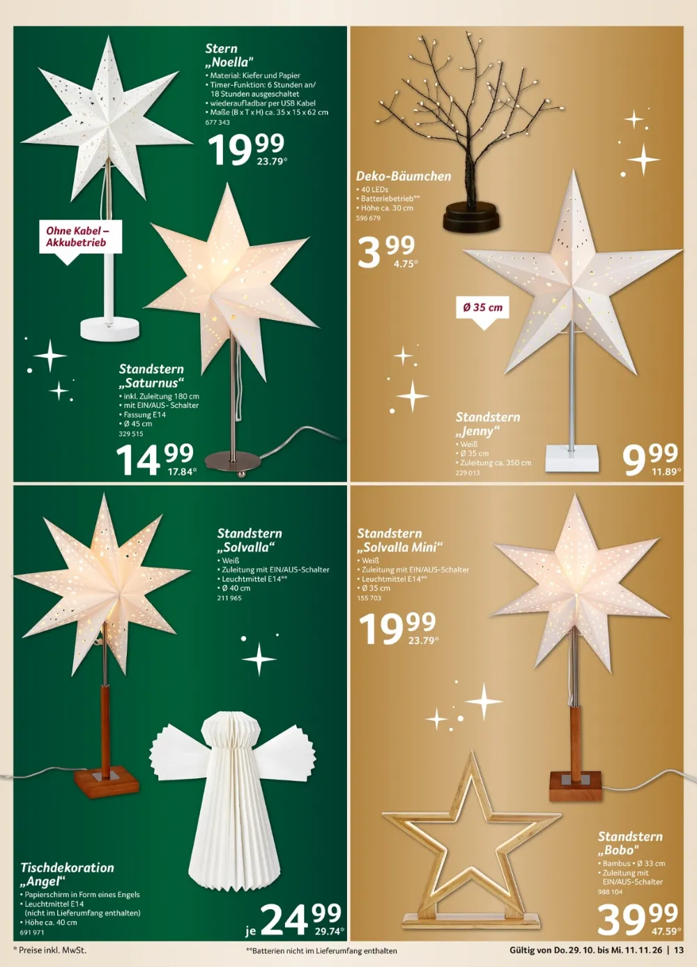 selgros weihnachtsprospekt angebote ab 29 10 2026 seite 13