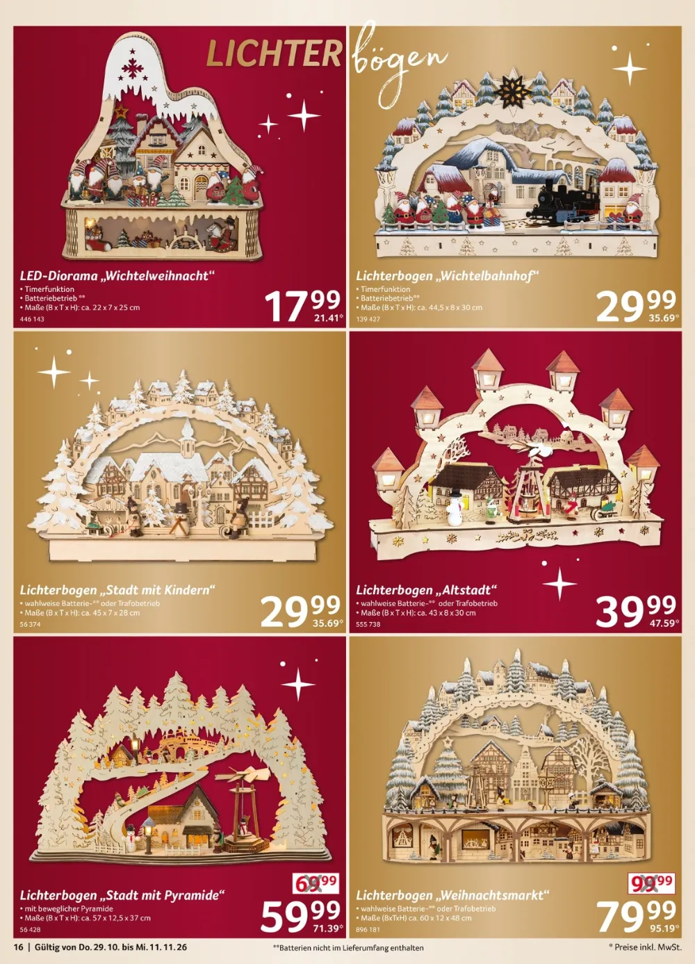 selgros weihnachtsprospekt angebote ab 29 10 2026 seite 16