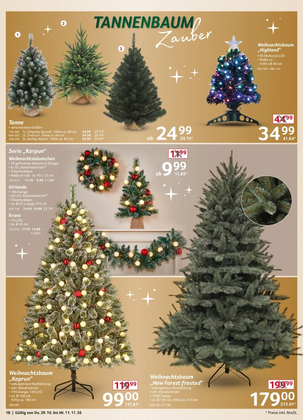 selgros weihnachtsprospekt angebote ab 29 10 2026 seite 18