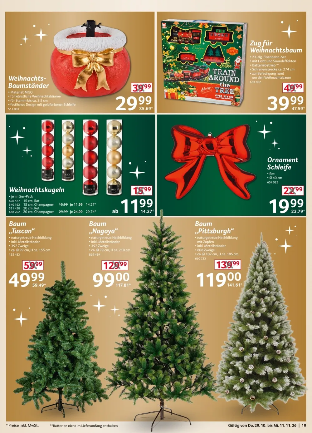 selgros weihnachtsprospekt angebote ab 29 10 2026 seite 19