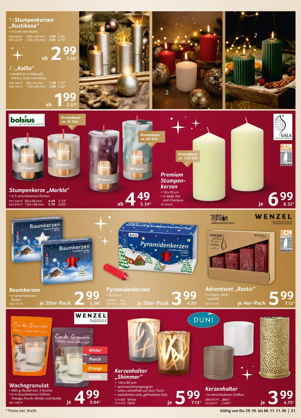 selgros weihnachtsprospekt angebote ab 29 10 2026 seite 21