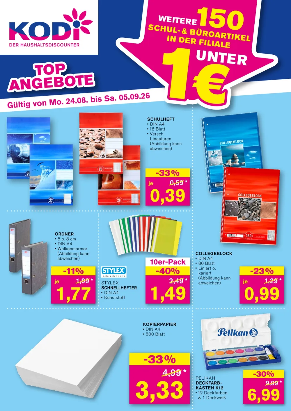 Neuer Kodi Prospekt KW 35 ab 24.08.2026