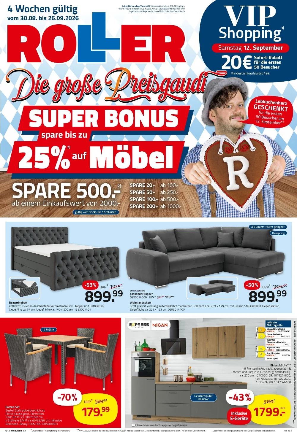 Roller Angebote KW 36–39, Aktionen ab 30.08.2026 online