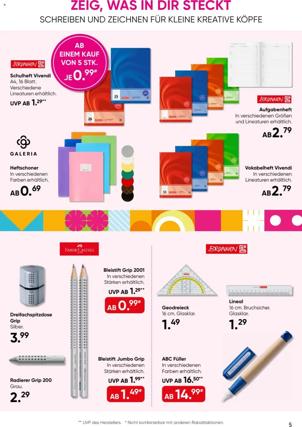 galeria schulbedarf prospekt ab 24 08 2026 seite 05