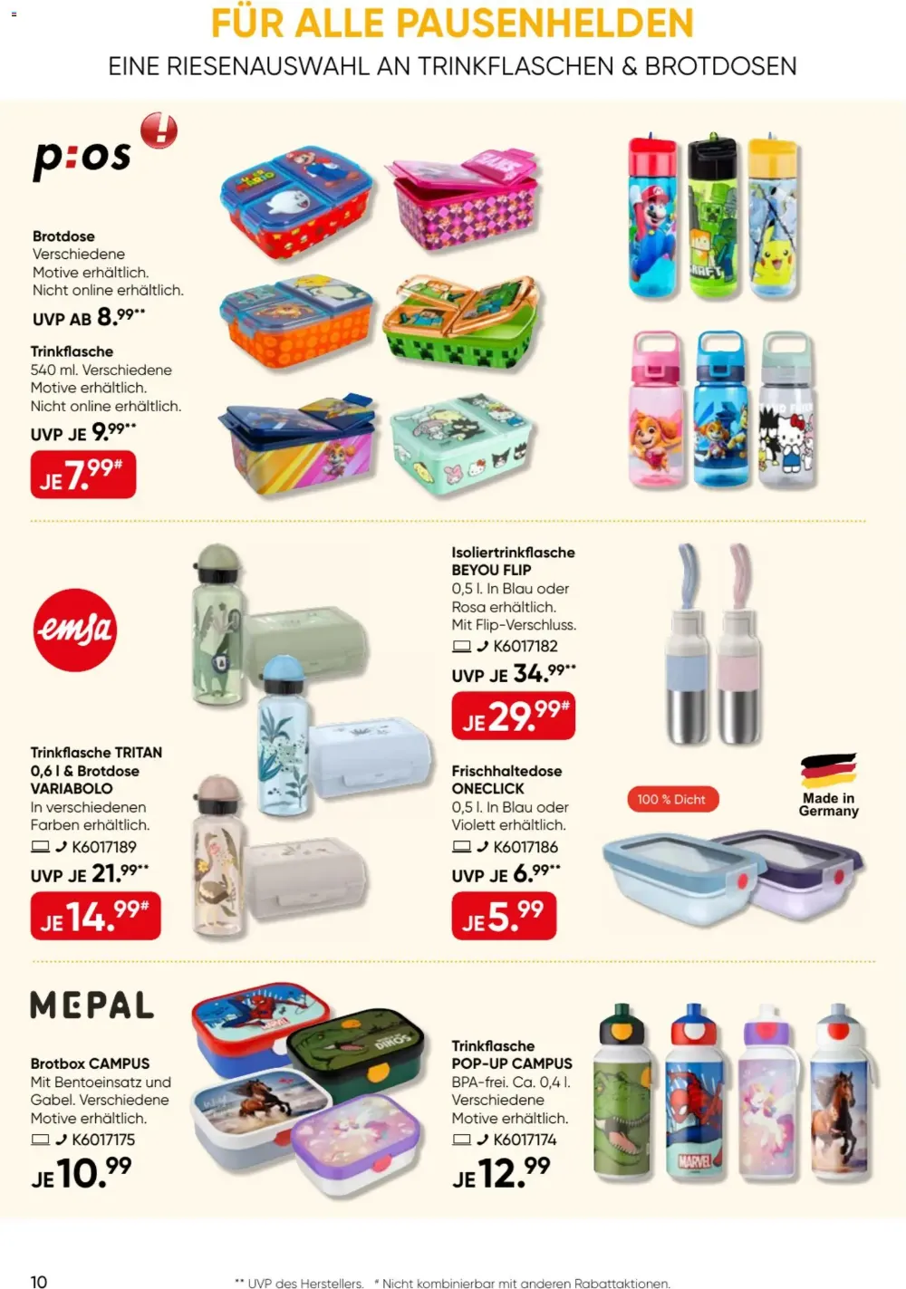 galeria schulbedarf prospekt ab 24 08 2026 seite 10