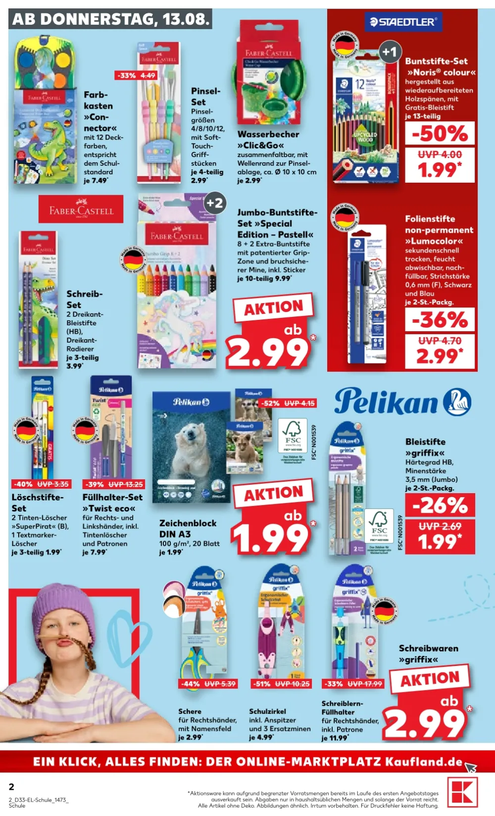 kaufland schulbedarf prospekt ab 13 08 2026 seite 2