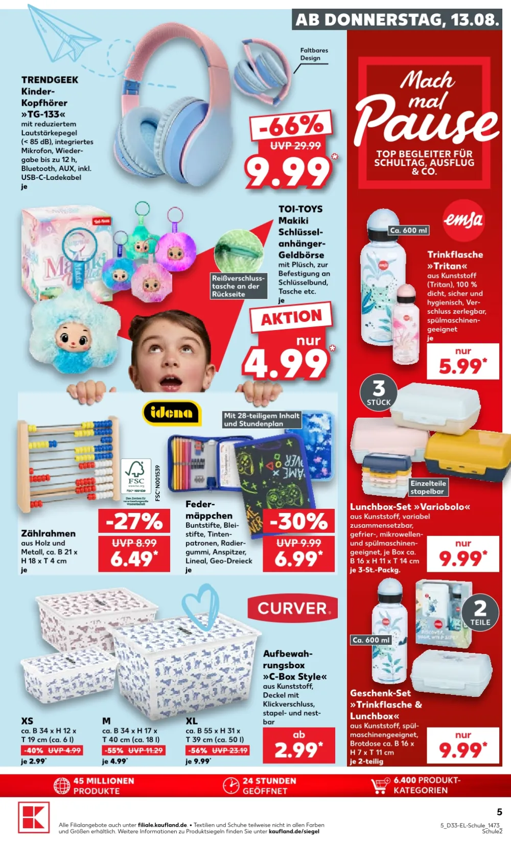 kaufland schulbedarf prospekt ab 13 08 2026 seite 5