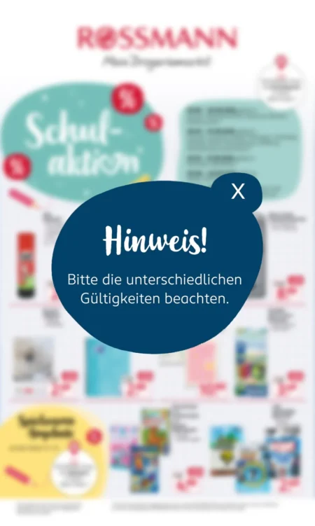 Rossmann Schulbedarf-Angebote im Prospekt KW 34– 35 ab 17.08.2026 Rossmann Schulbedarf Angebote KW 34–35, Aktionen ab 17.08.2026 online