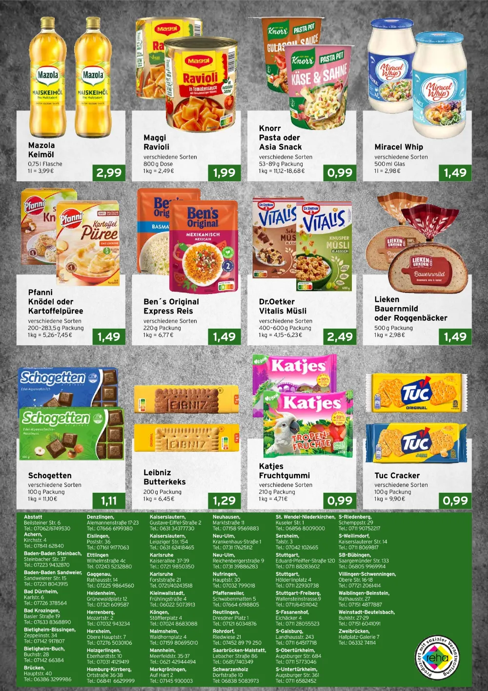 CAP Markt Prospekt KW 42 Seite 4 mit Mazola Keimöl, Maggi Ravioli, Vitalis Müsli, Schogetten & Katjes