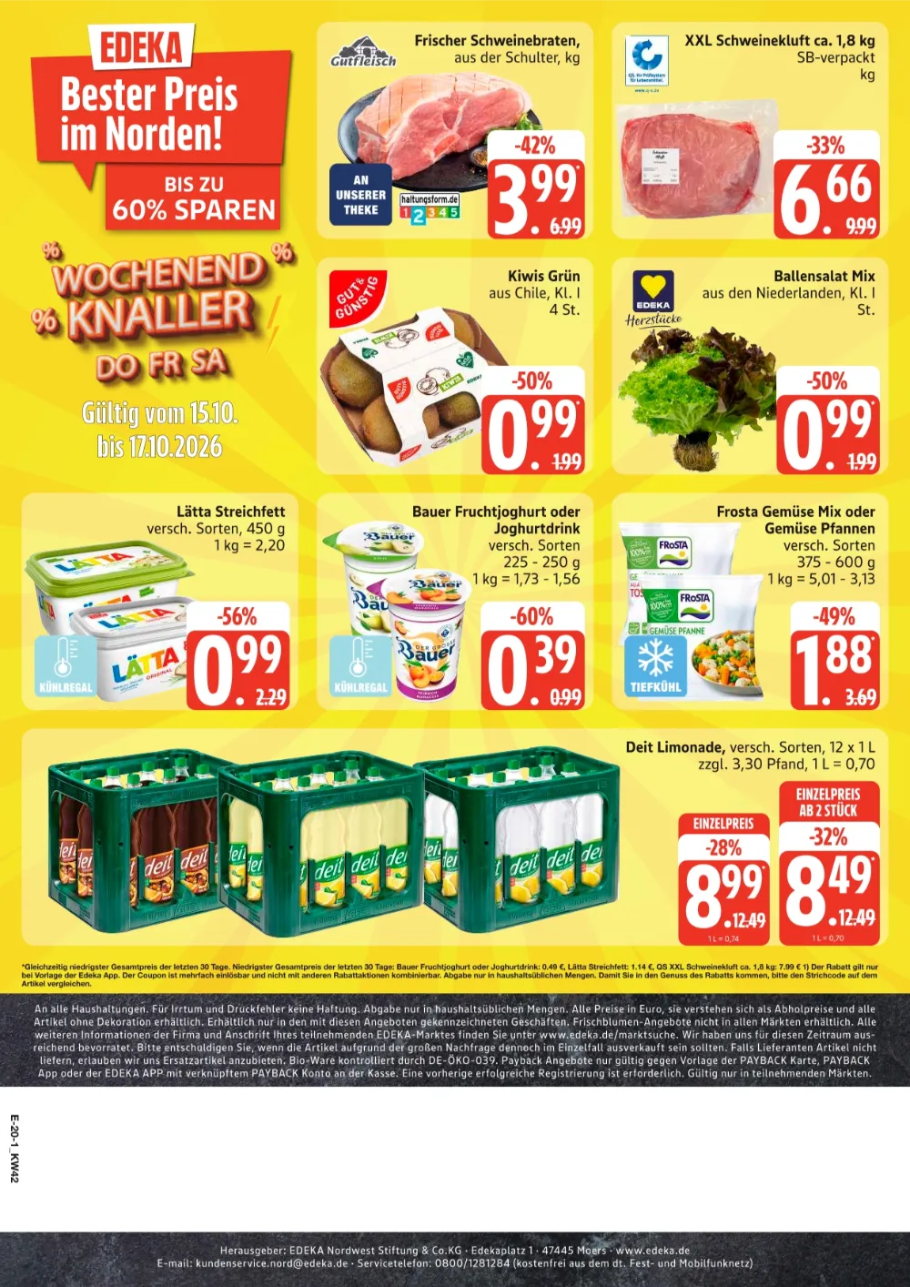 edeka nord prospekt ab 12 10 2026 kw42 seite 30