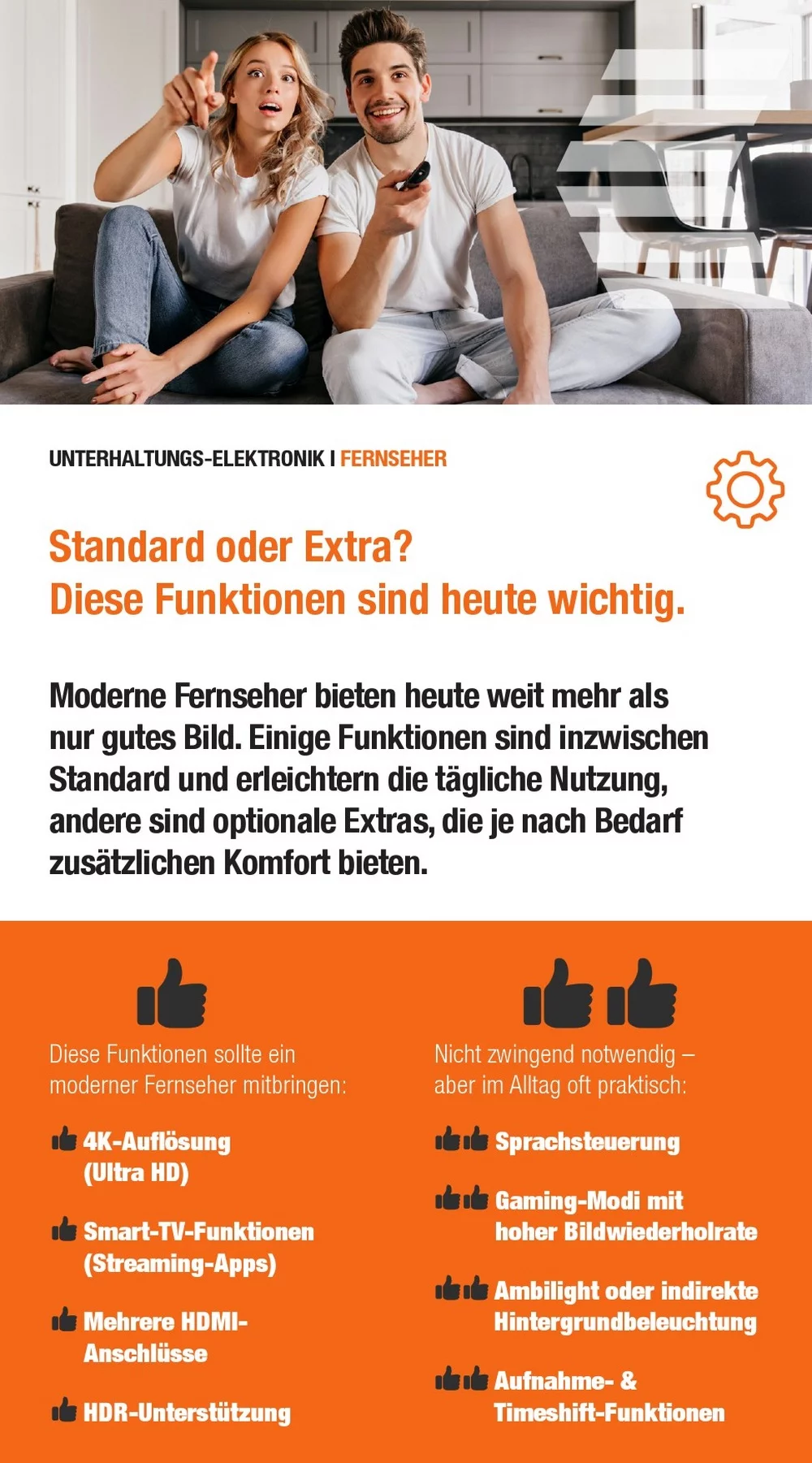 Expert Technomarkt Prospekt KW 42 Seite 4 mit wichtigen TV-Funktionen