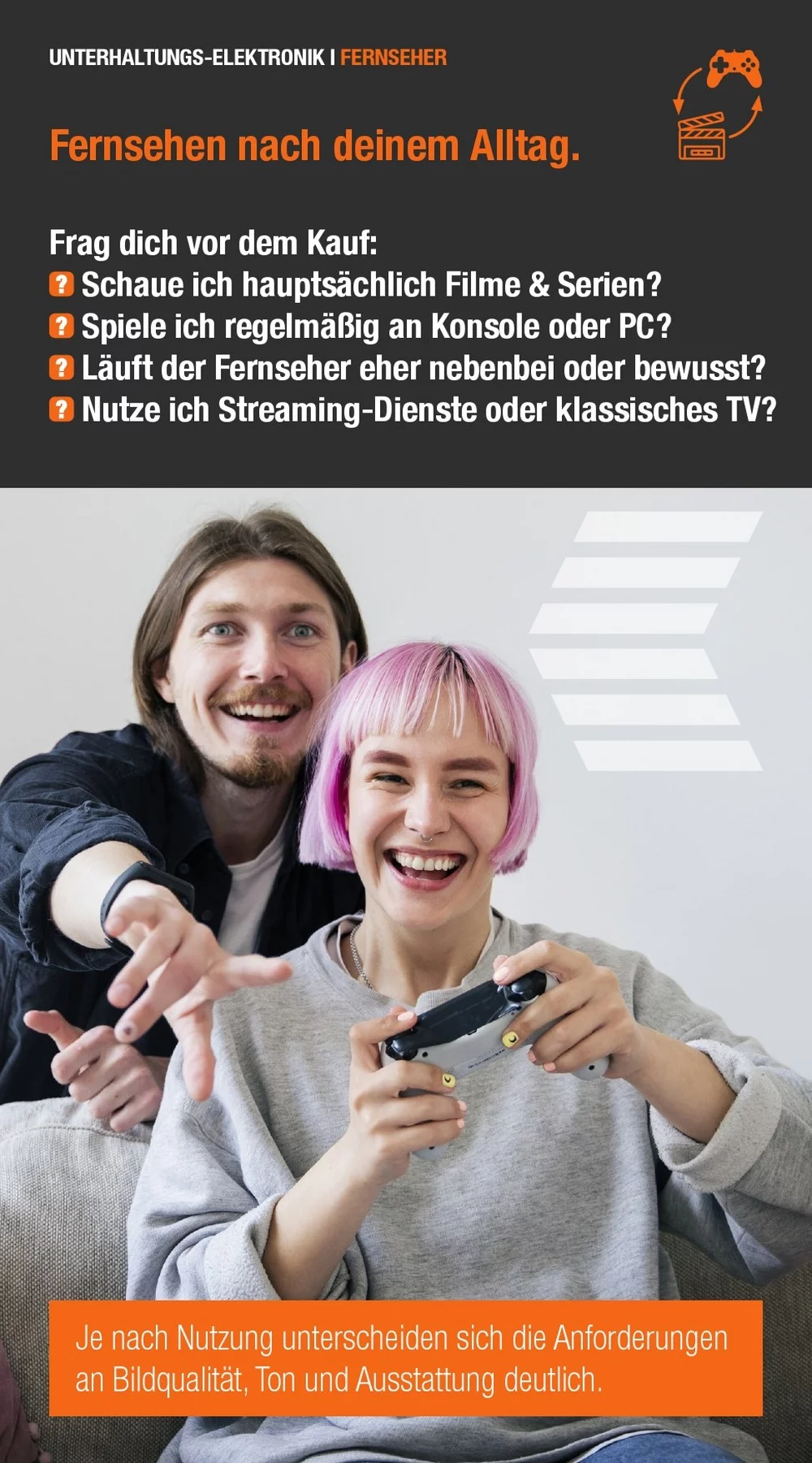 Expert Technomarkt Prospekt KW 42 Seite 6 zur individuellen Fernsehnachfrage