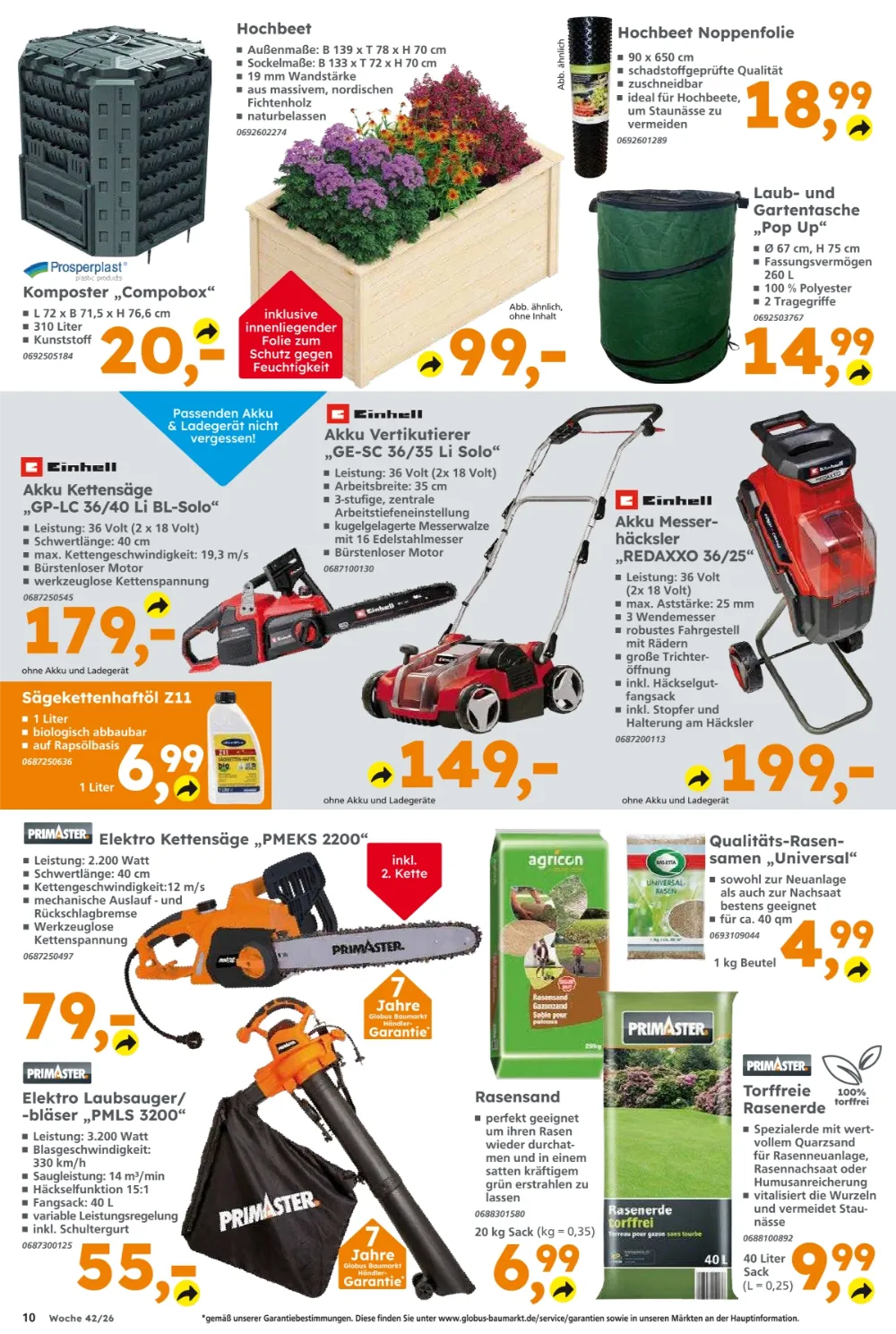 globus baumarkt prospekt ab 12 10 2026 kw42 seite 10