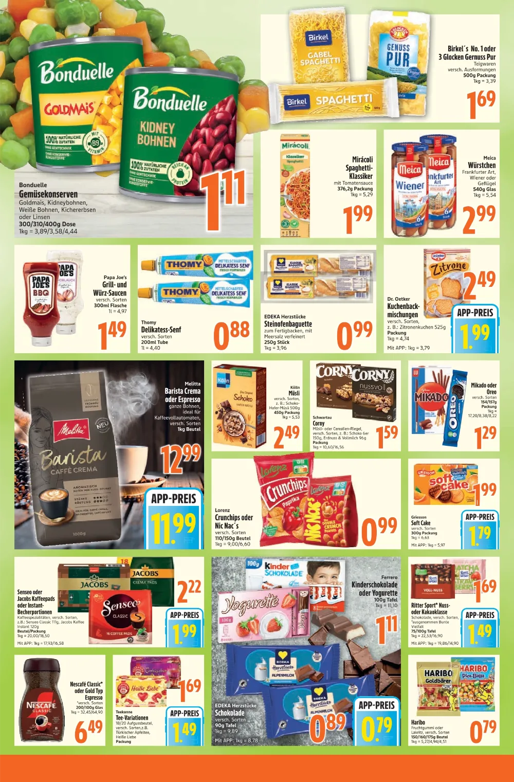 Inkoop Angebote KW 41 Seite 5 mit Angeboten für Bonduelle, Melitta Barista, Kinder Schokolade & Haribo