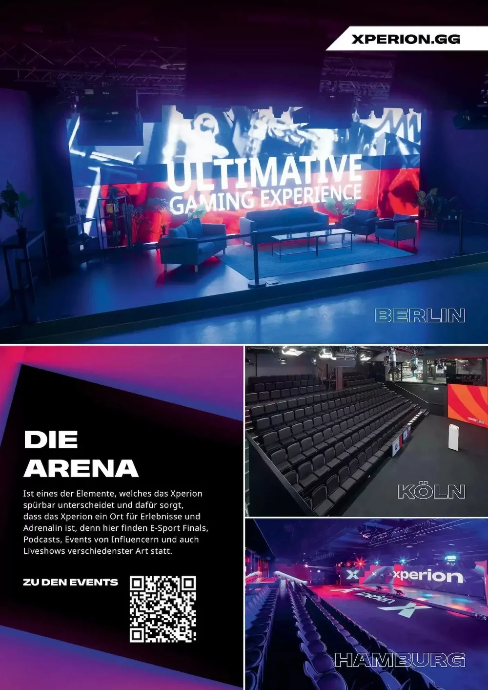 MediaMarkt Prospekt KW40 Seite 2 mit Xperion Gaming Experience und Arena in Berlin, Köln und Hamburg.