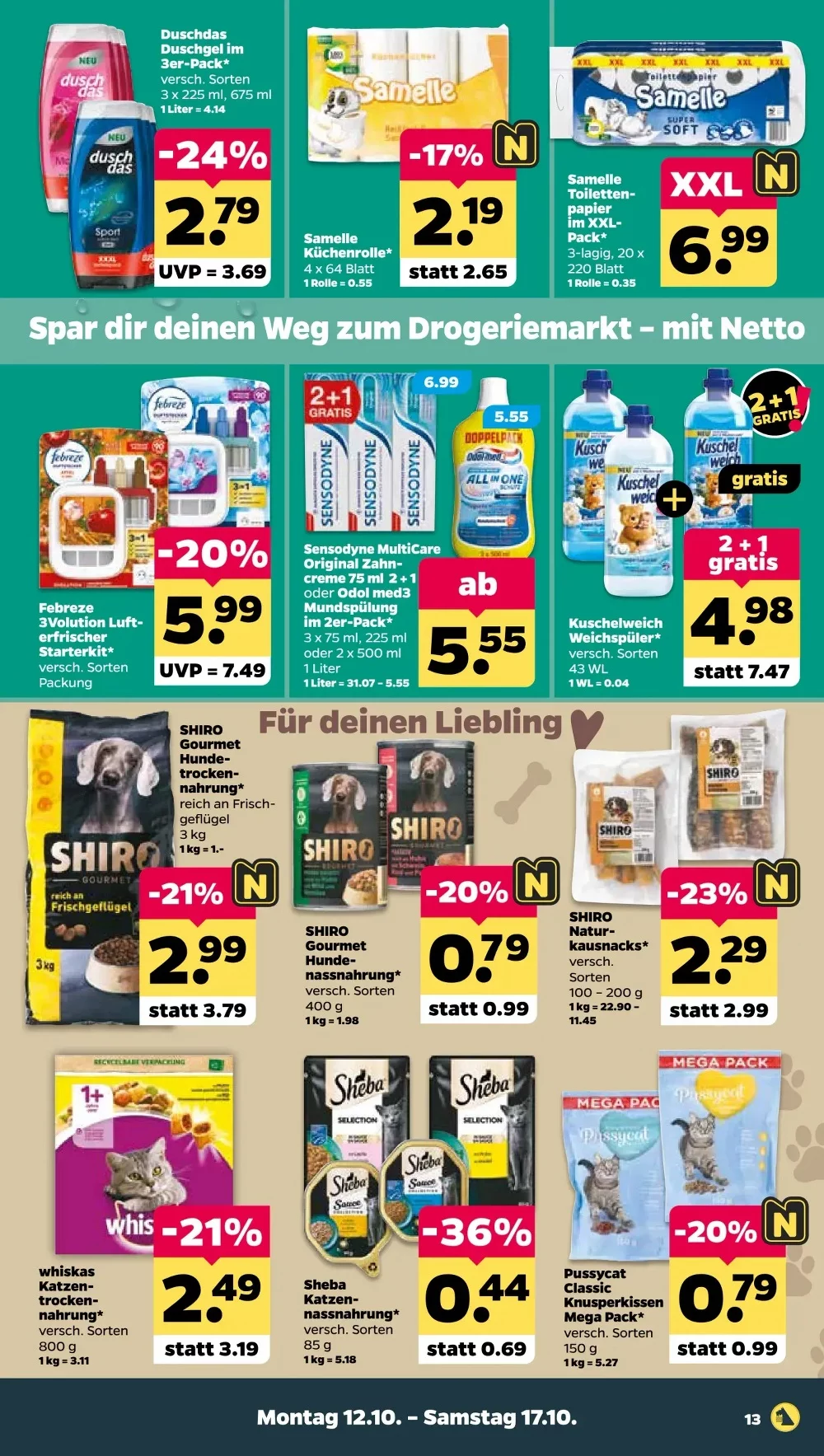netto prospekt ab 12 10 2026 kw42 seite 13