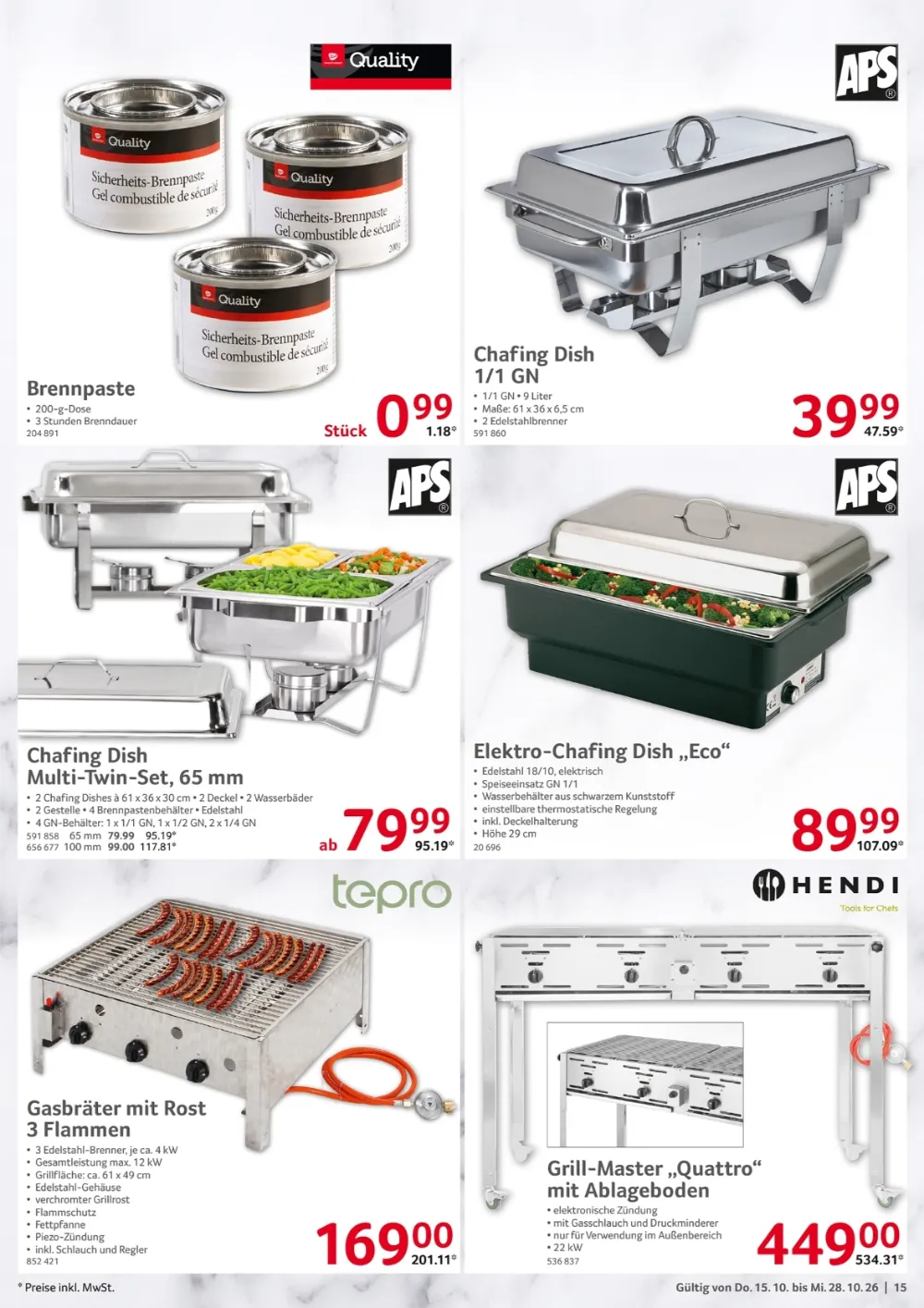 selgros gastronomie prospekt ab 15 10 2026 kw42 kw43 seite 15