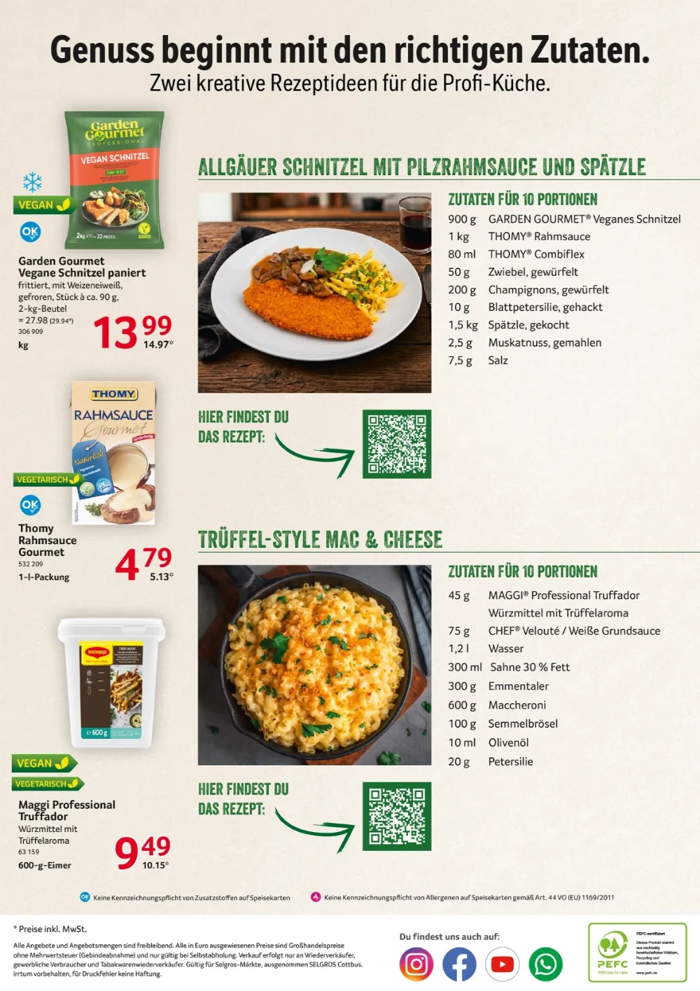 selgros gastronomie prospekt ab 15 10 2026 kw42 kw43 seite 20