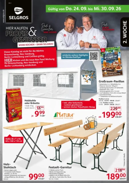 Selgros Prospekt ab 24.09.2026 (KW 39) Nonfood selgros prospekt nonfood ab 24 09 2026 kw39 seite 01