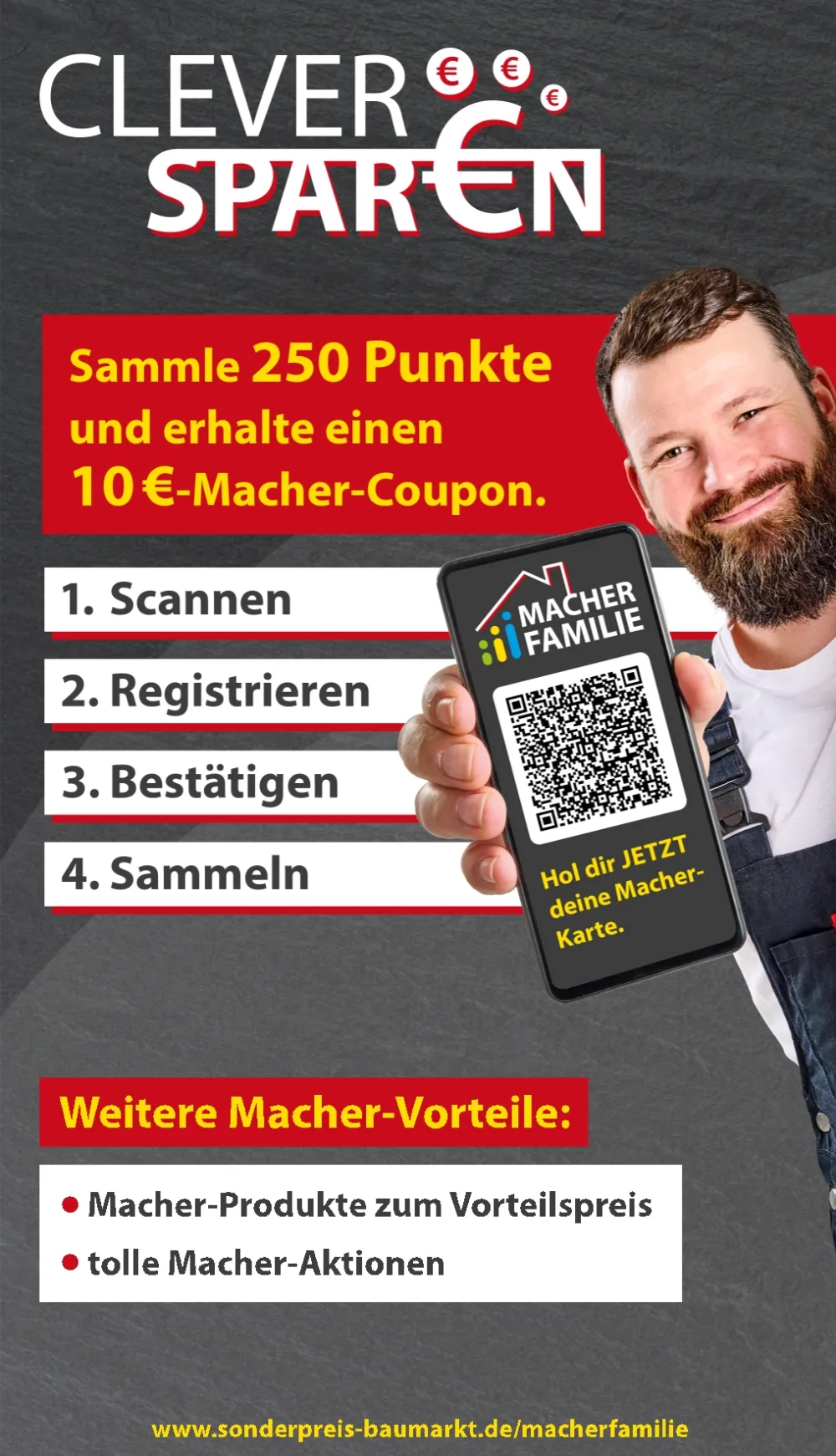 Sonderpreis Baumarkt Prospekt KW 42 Seite 4 mit Macher Familie Treueprogramm, Coupon-Aktion & Punkte sammeln