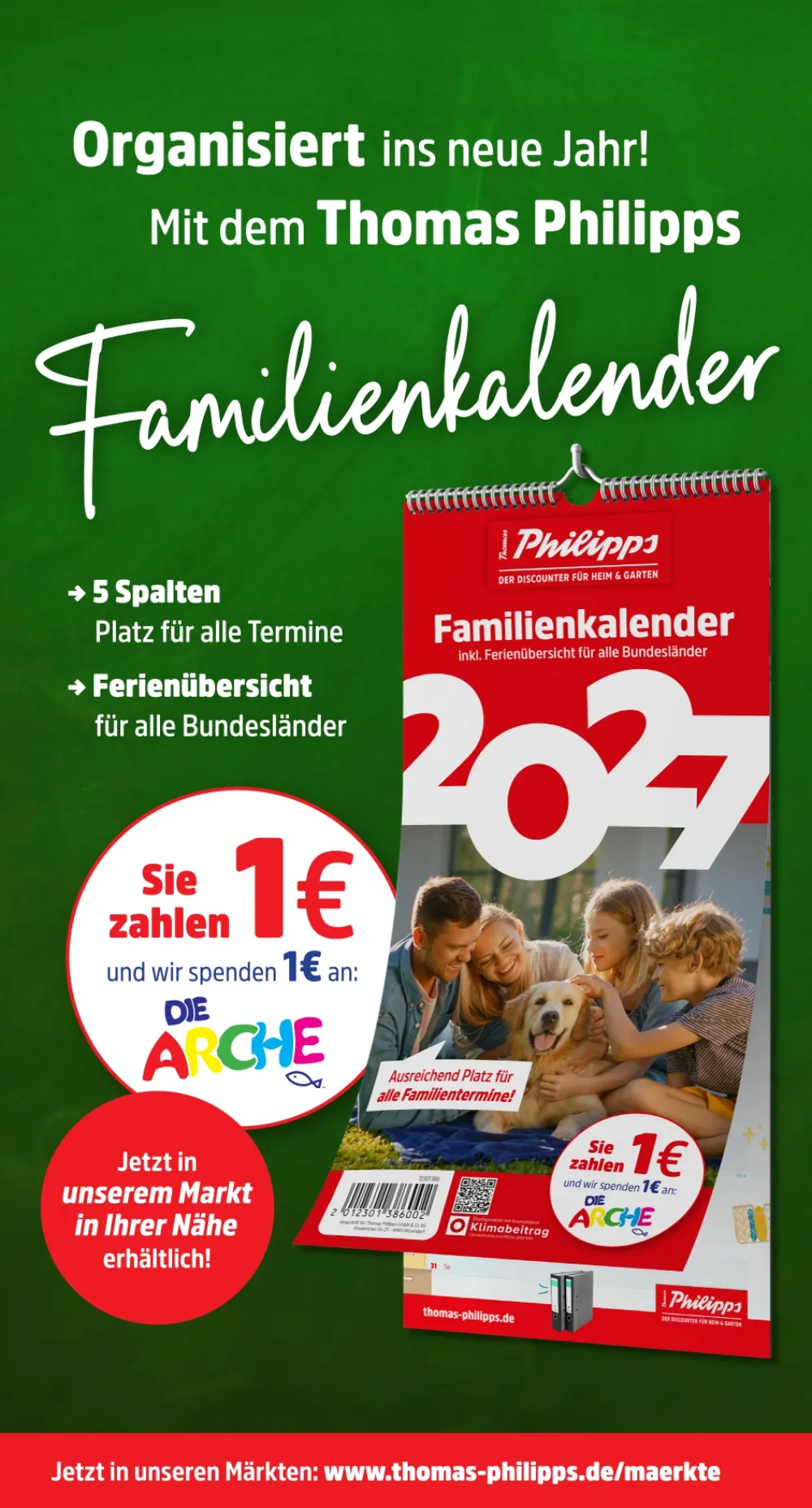 Thomas Philipps Prospekt KW 41 Seite 4 mit Familienkalender 2027