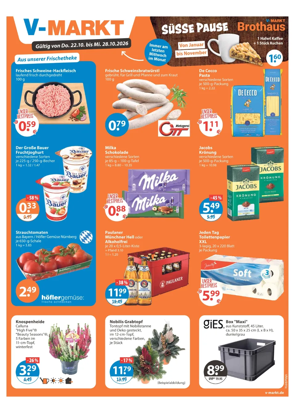 v markt hallertau prospekt ab 22 10 2026 kw43 seite 01