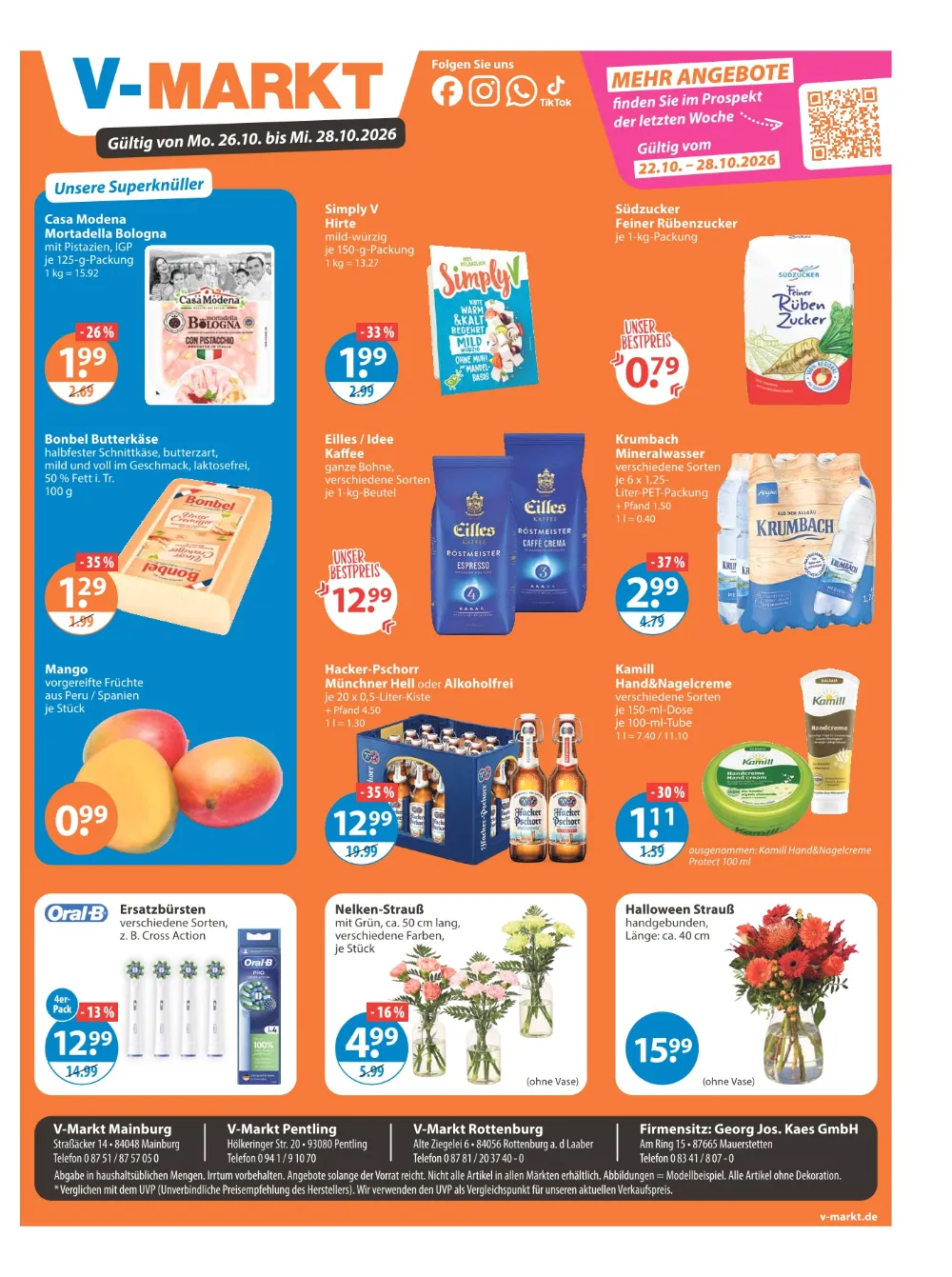 v markt hallertau prospekt ab 22 10 2026 kw43 seite 23