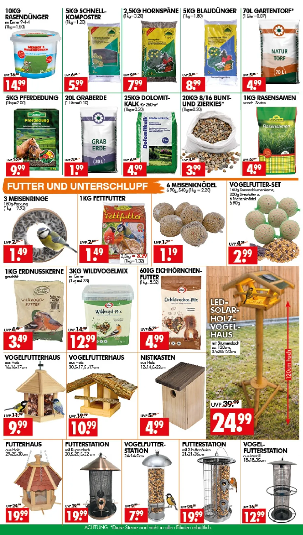 Wreesmann Angebote KW 41 Seite 4 mit Angeboten für Rasendünger, Schnellkomposter, Meisenringe & Vogelfutterhaus