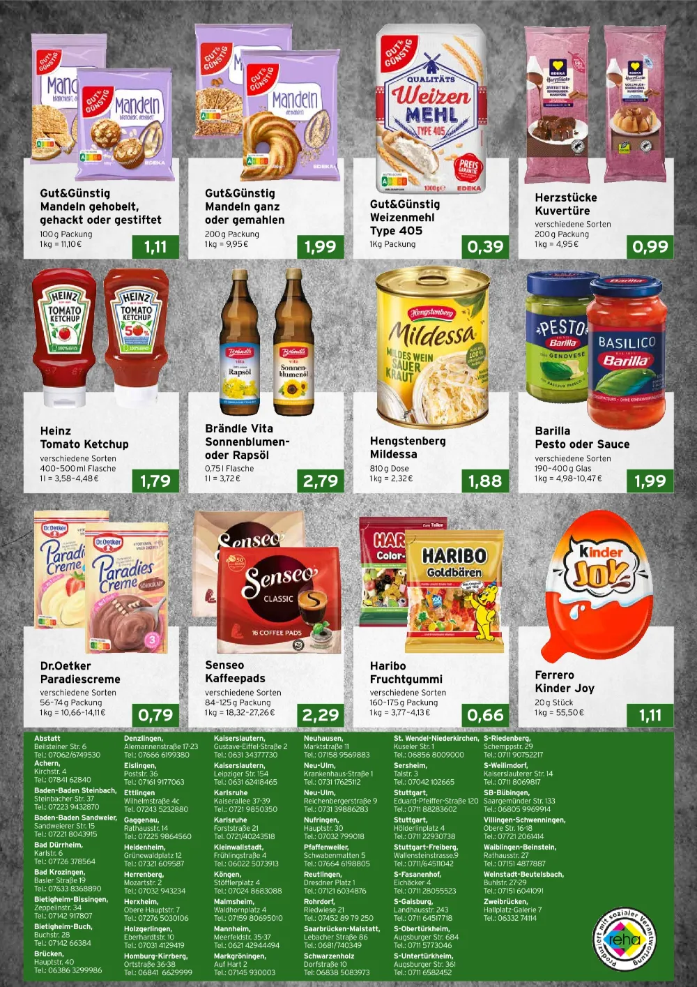 Cap Markt Angebote KW 43 Seite 4 mit angeboten für Gut&Günstig Mandeln, Weizenmehl, Heinz Ketchup & Senseo Kaffeepads
