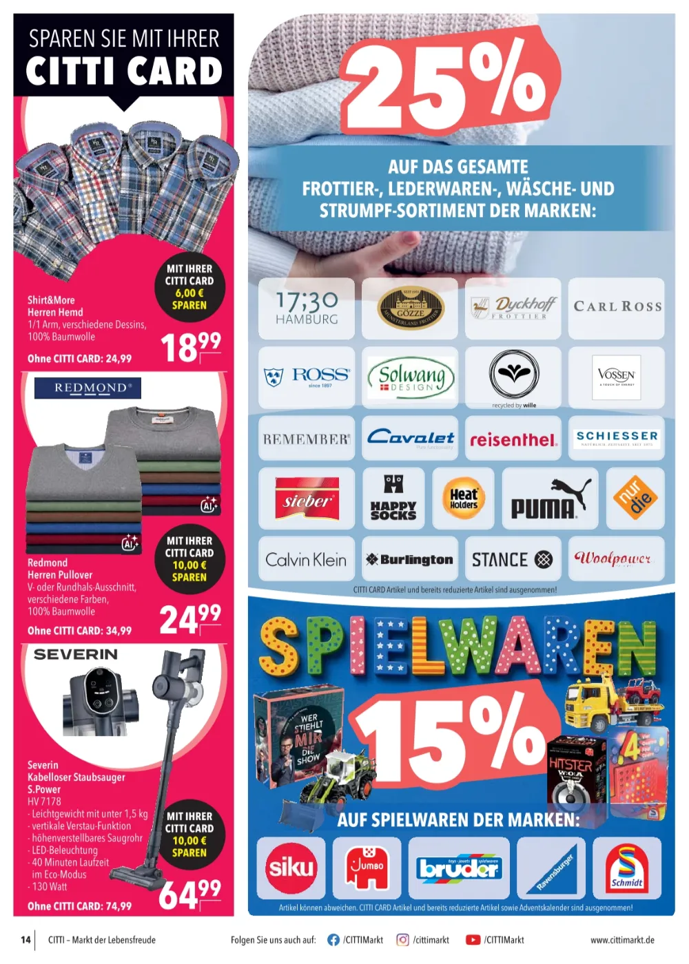 citti markt prospekt ab 07 10 2026 kw41 seite 16