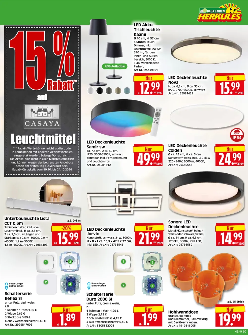 herkules baumarkt prospekt ab 19 10 2026 kw43 seite 09
