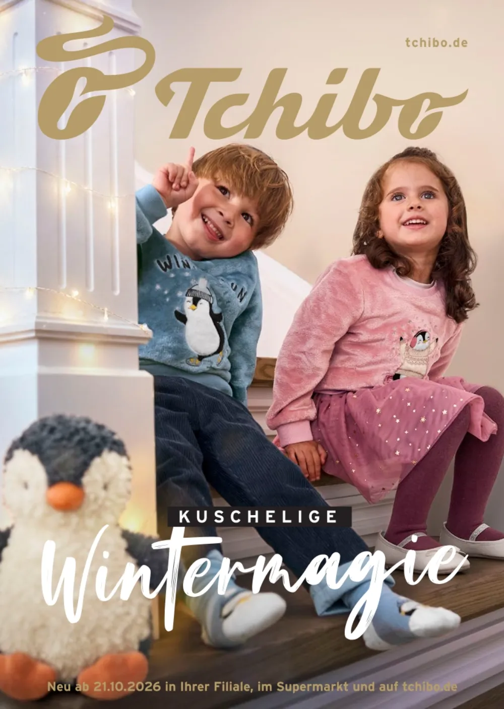 Mit angeboten für Tchibo Kuschelige Wintermagie, Kinder-Plüsch-Sweatshirt, Glitzer-Tüllrock, Cord-Pull-on-Pants & Strumpfhosen ab 21.10.2026, Seite 1