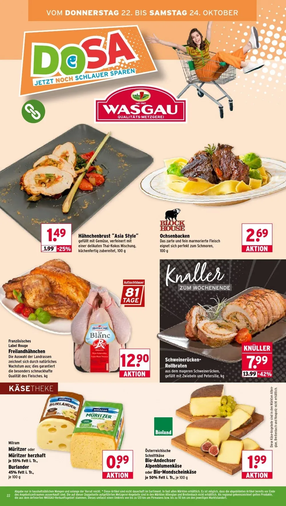 wasgau prospekt ab 19 10 2026 kw43 seite 22
