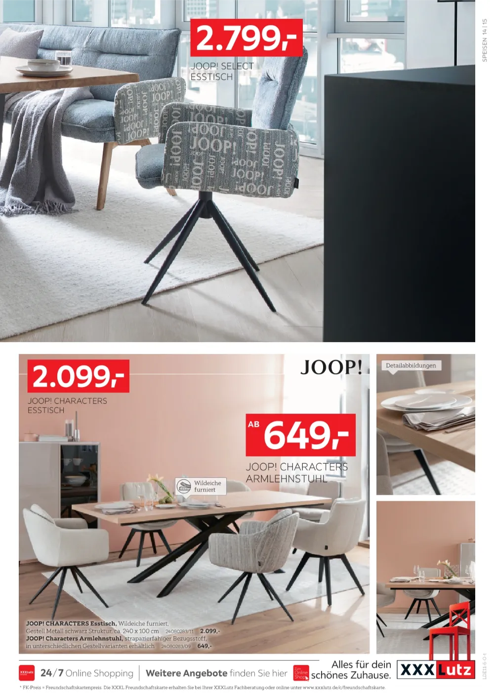 xxxlutz joop prospekt ab 17 10 2026 kw43 kw44 seite 15