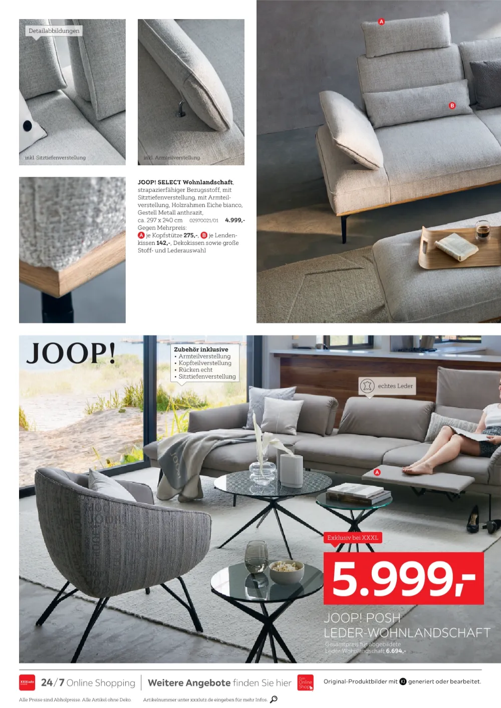 xxxlutz joop prospekt ab 17 10 2026 kw43 kw44 seite 16